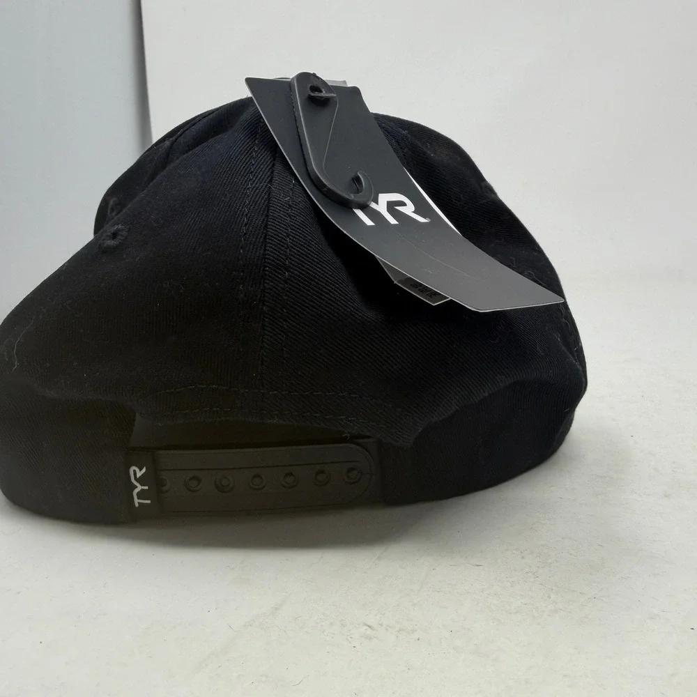 TYR Trucker Hat Mens OSFA A45020 Black Always In Front Snapback NEW
